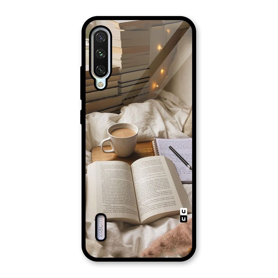 Coffee And Books Glass Back Case for Mi A3