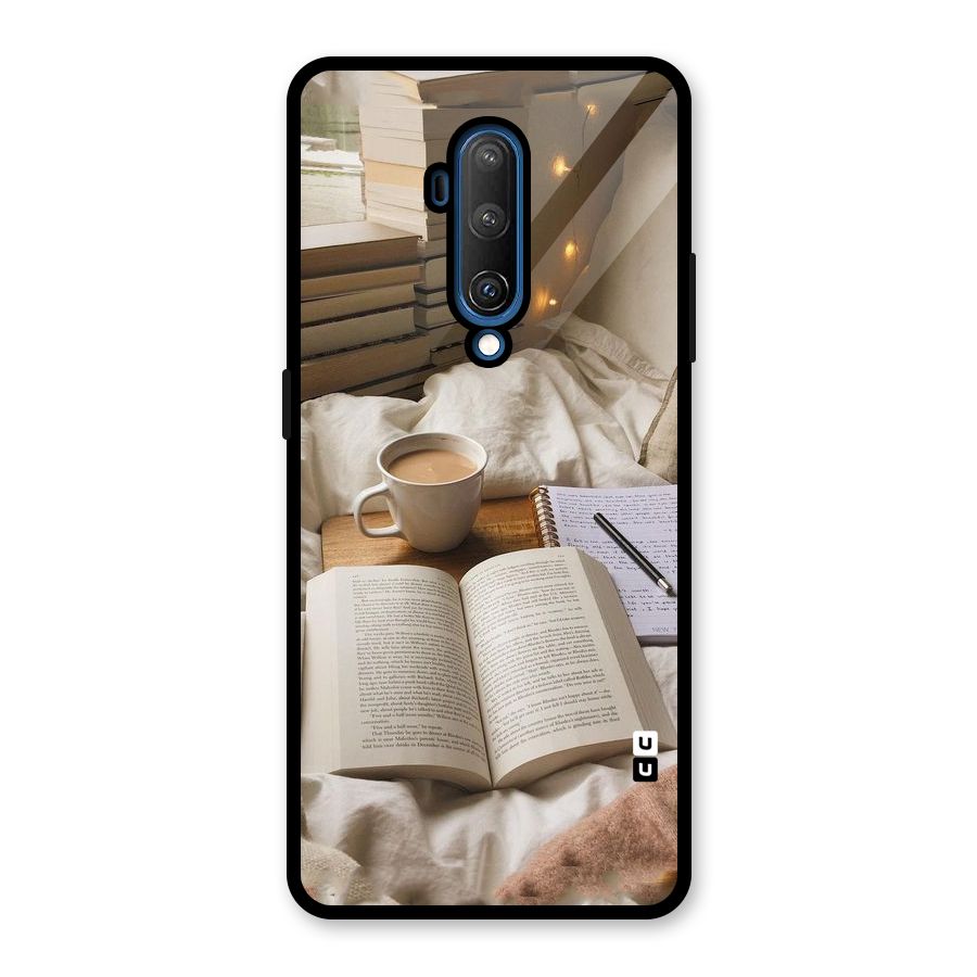 Coffee And Books Glass Back Case for OnePlus 7T Pro