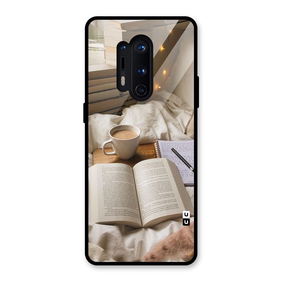 Coffee And Books Glass Back Case for OnePlus 8 Pro