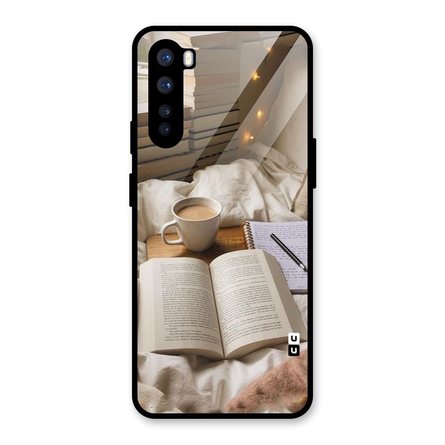 Coffee And Books Glass Back Case for OnePlus Nord