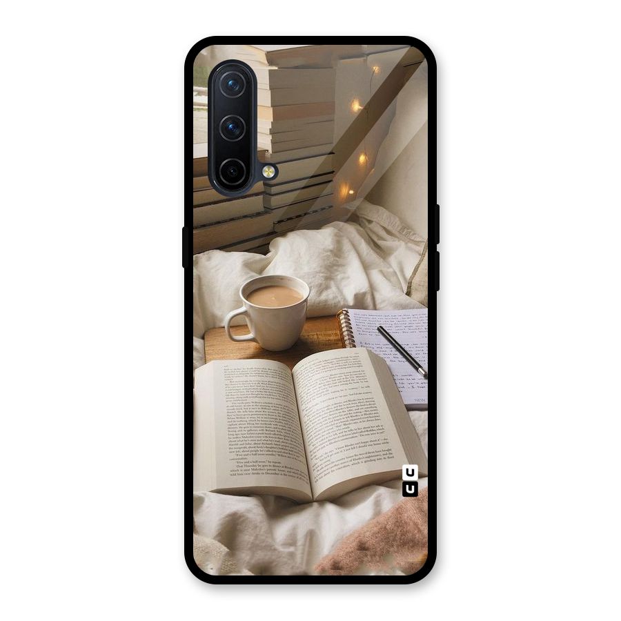 Coffee And Books Glass Back Case for OnePlus Nord CE 5G