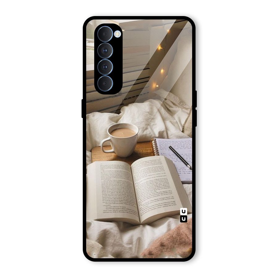 Coffee And Books Glass Back Case for Oppo Reno4 Pro