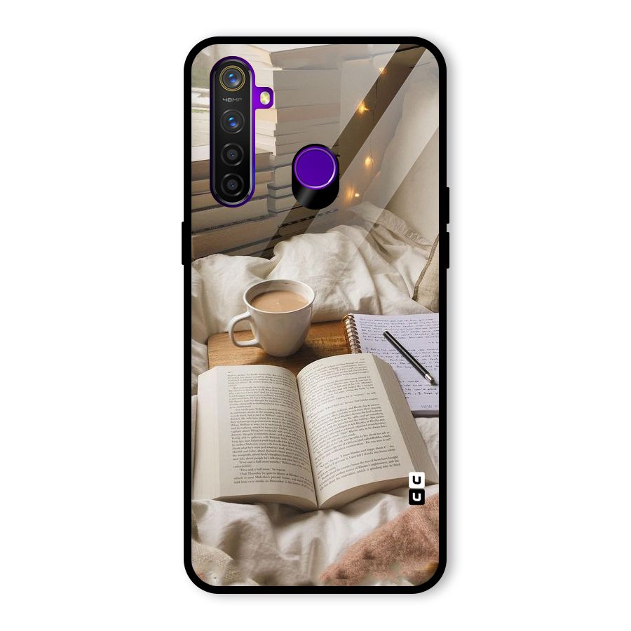 Coffee And Books Glass Back Case for Realme 5 Pro