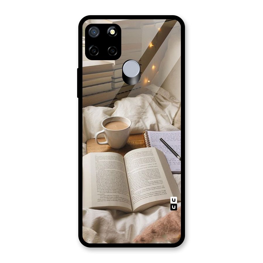 Coffee And Books Glass Back Case for Realme C12