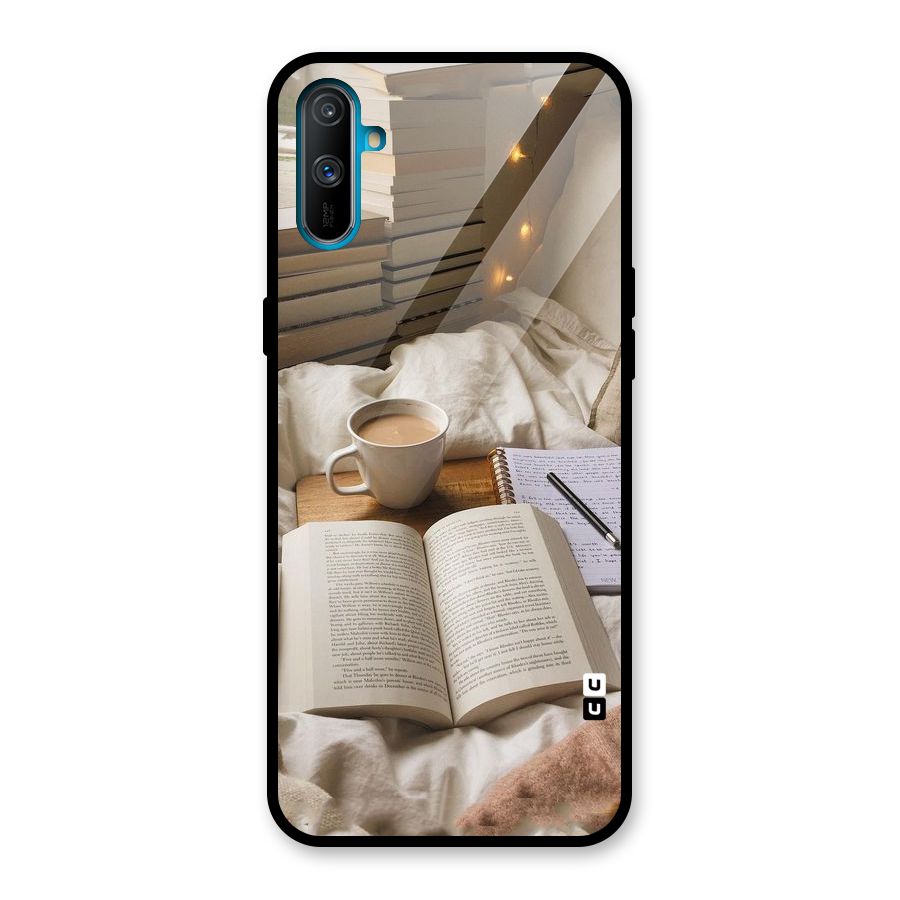 Coffee And Books Glass Back Case for Realme C3