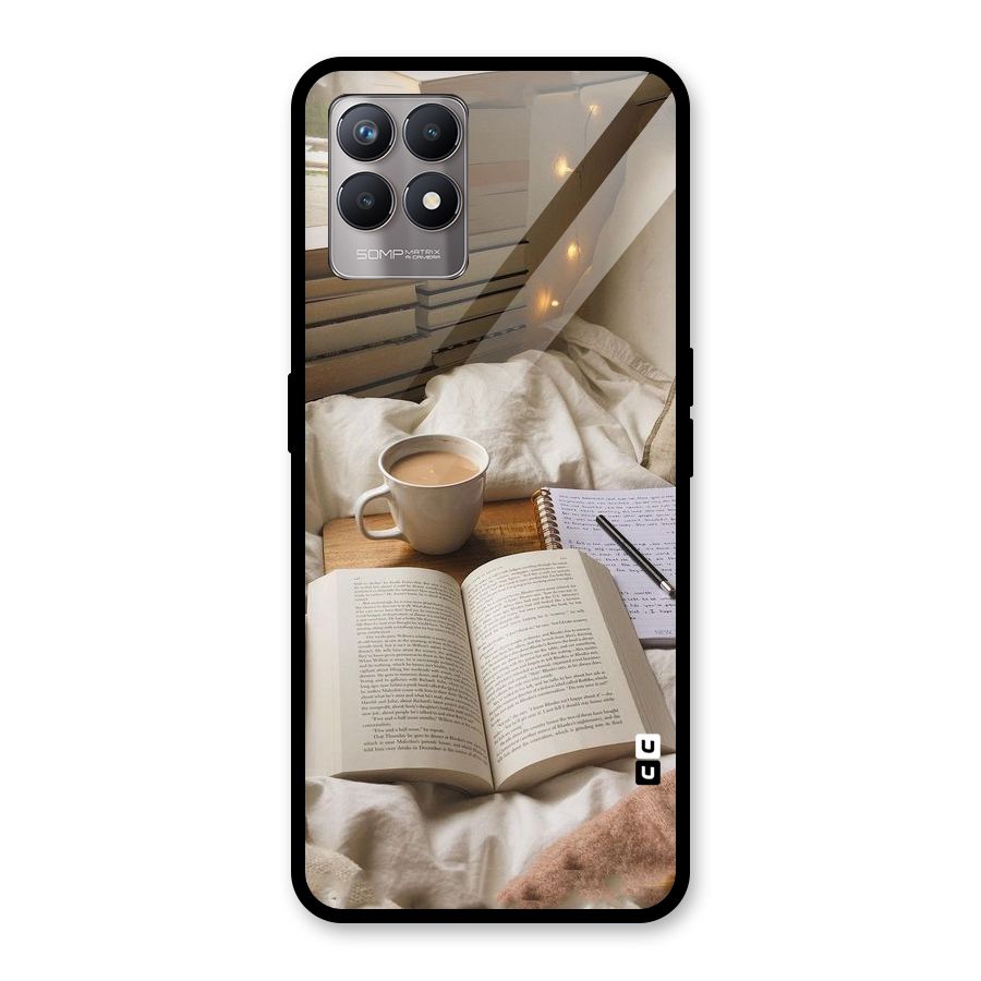 Coffee And Books Glass Back Case for Realme Narzo 50
