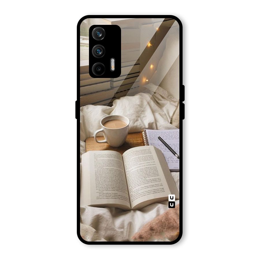 Coffee And Books Glass Back Case for Realme X7 Max