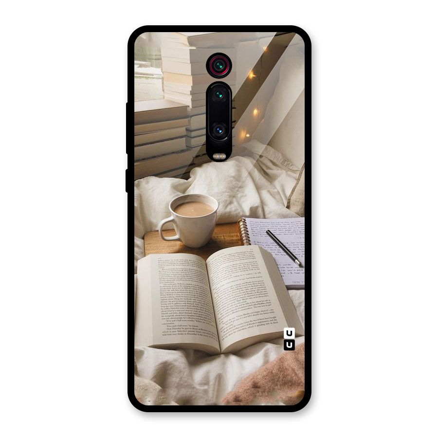 Coffee And Books Glass Back Case for Redmi K20