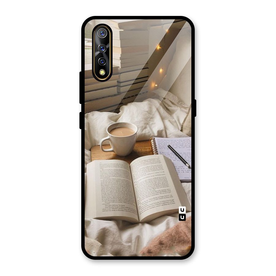 Coffee And Books Glass Back Case for Vivo S1