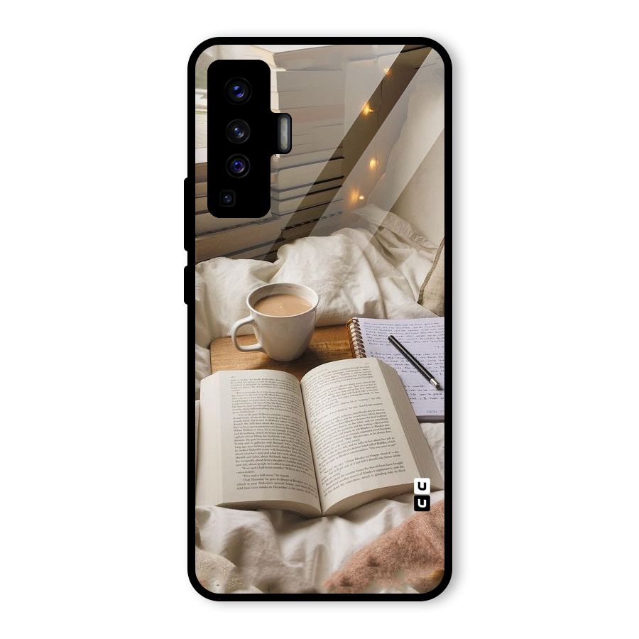 Coffee And Books Glass Back Case for Vivo X50