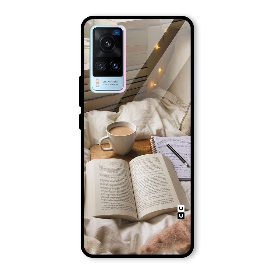 Coffee And Books Glass Back Case for Vivo X60