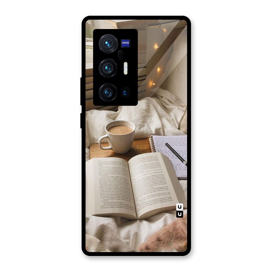 Coffee And Books Glass Back Case for Vivo X70 Pro Plus