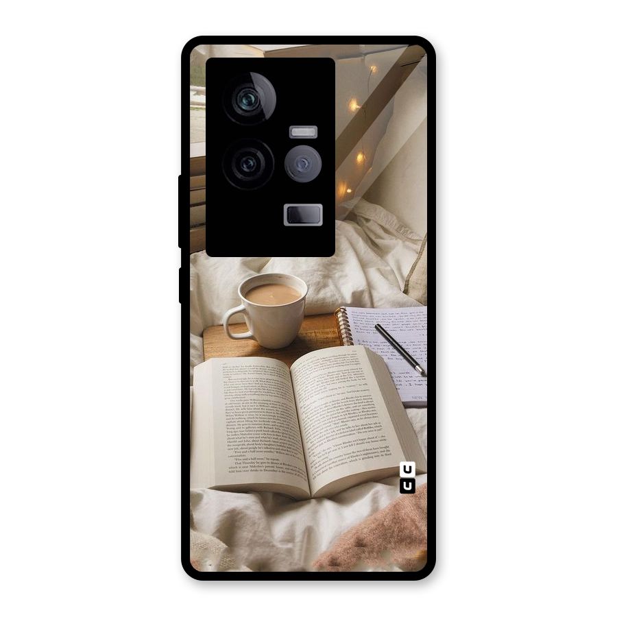 Coffee And Books Glass Back Case for Vivo iQOO 11 5G