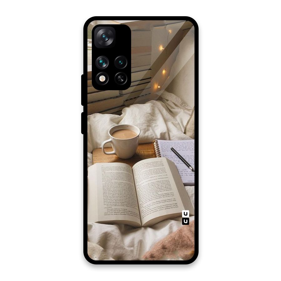 Coffee And Books Glass Back Case for Xiaomi 11i HyperCharge 5G
