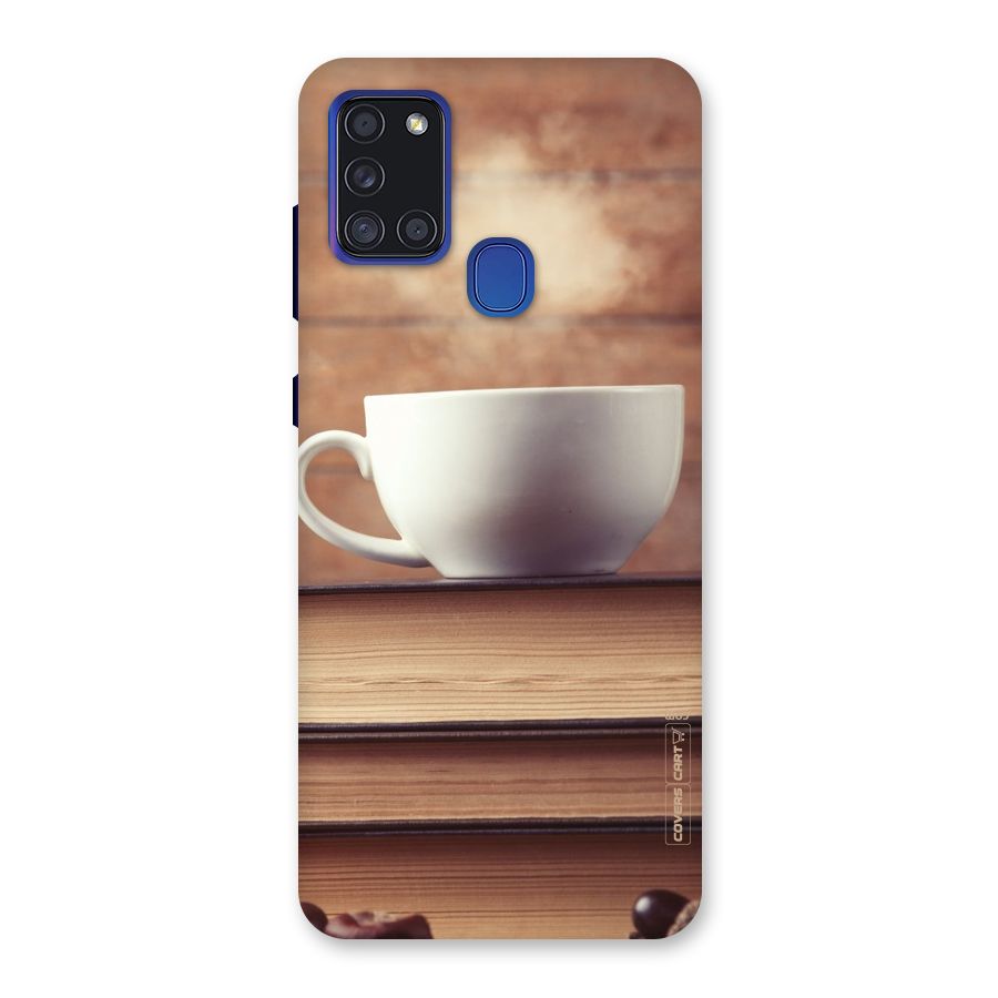 Coffee And Bookworm Back Case for Galaxy A21s