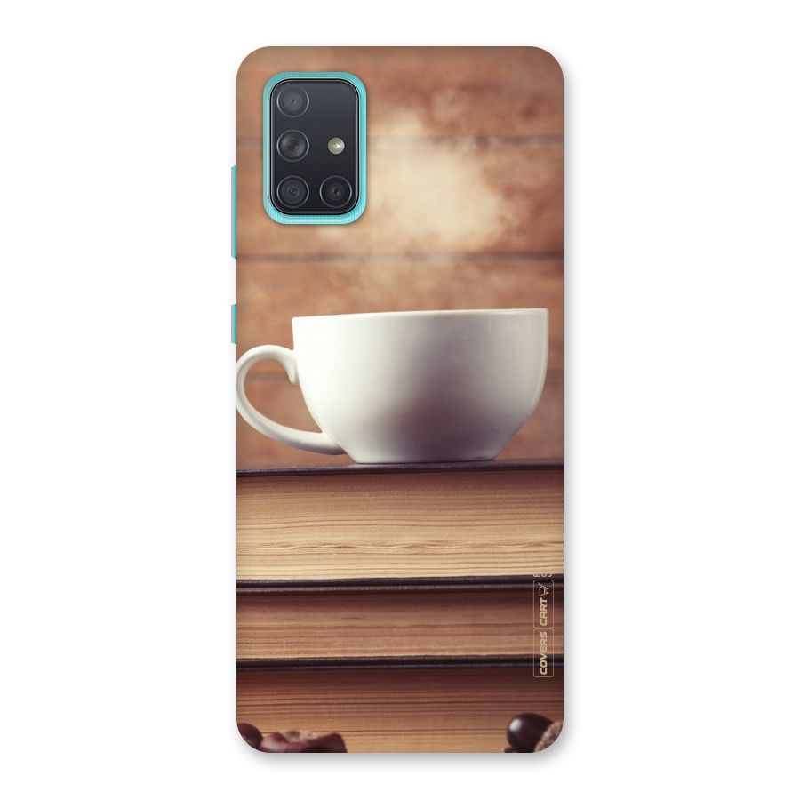 Coffee And Bookworm Back Case for Galaxy A71