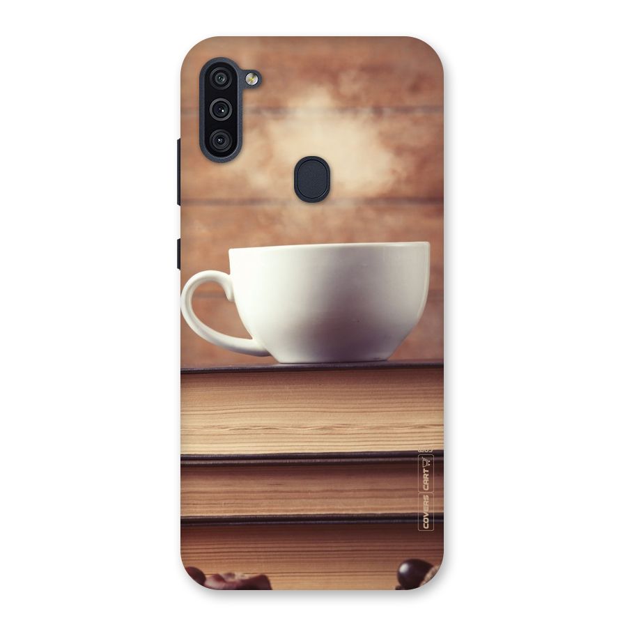 Coffee And Bookworm Back Case for Galaxy M11