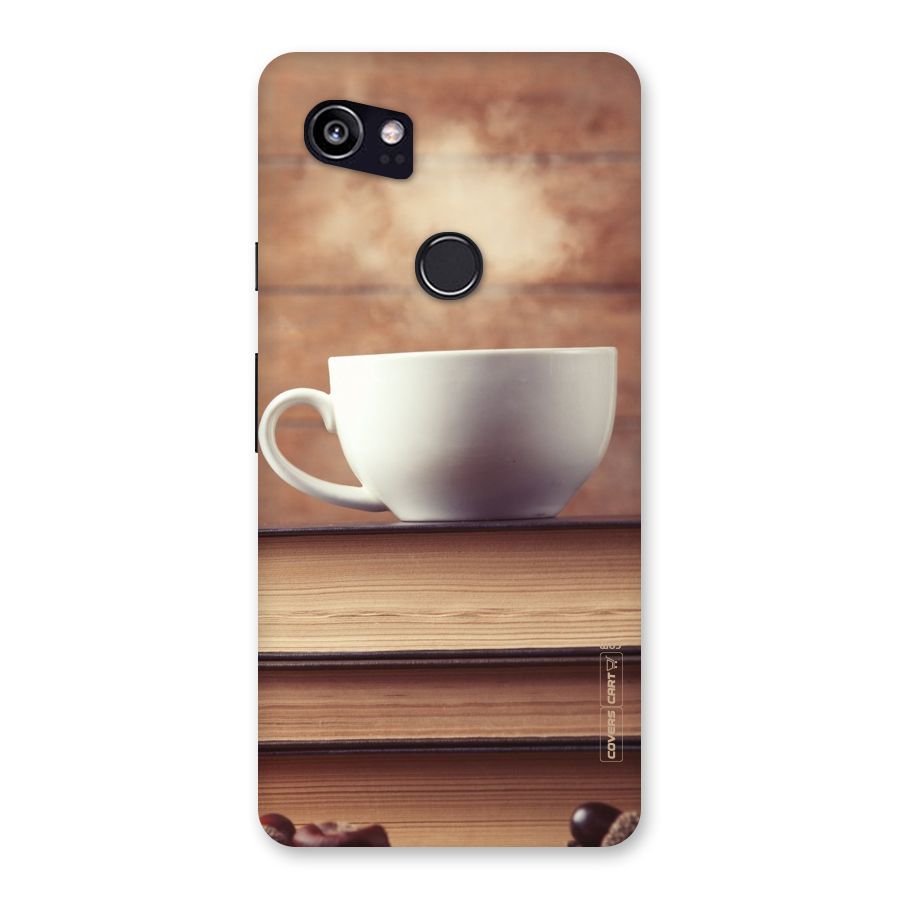 Coffee And Bookworm Back Case for Google Pixel 2 XL