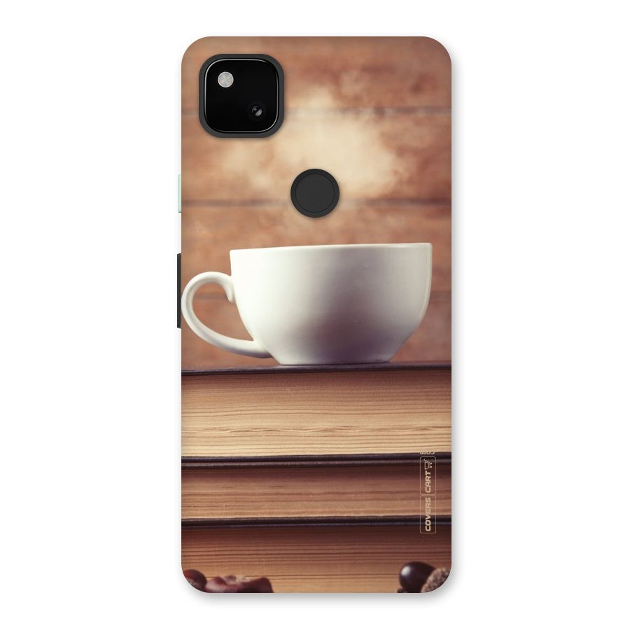 Coffee And Bookworm Back Case for Google Pixel 4a