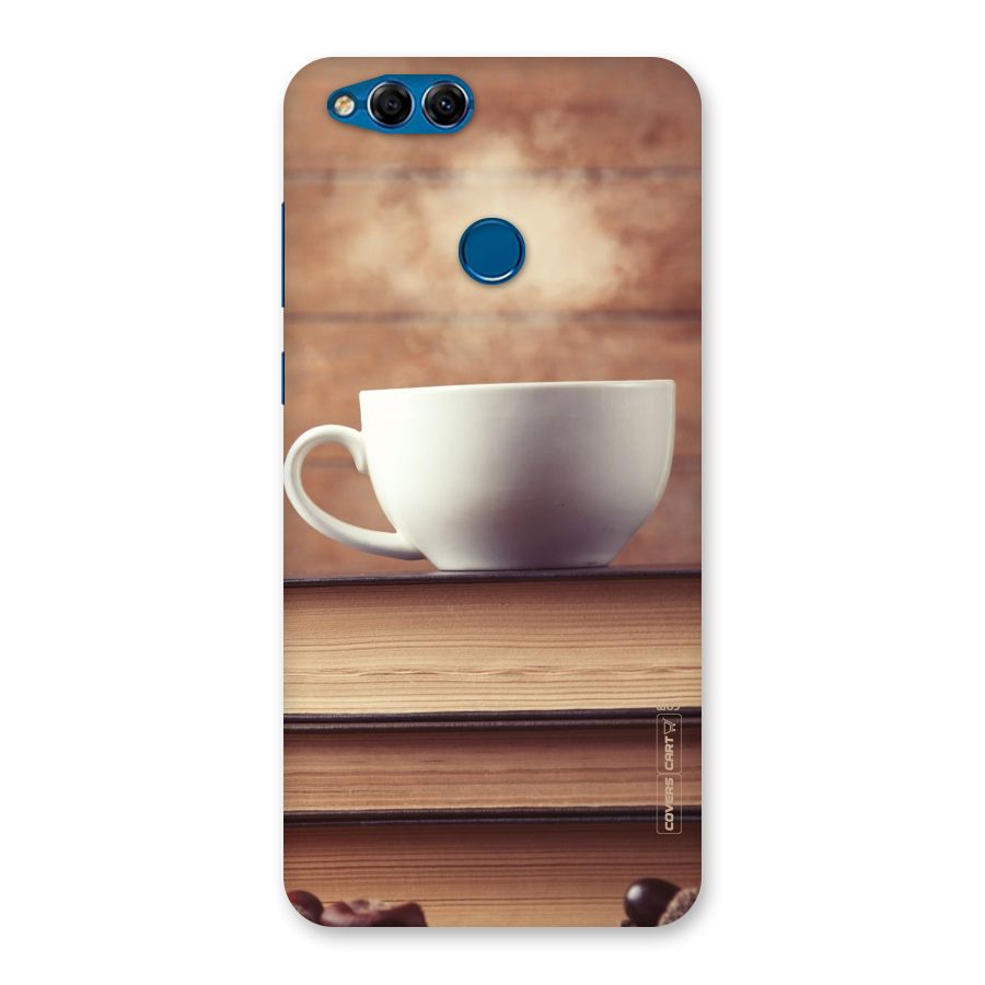 Coffee And Bookworm Back Case for Honor 7X