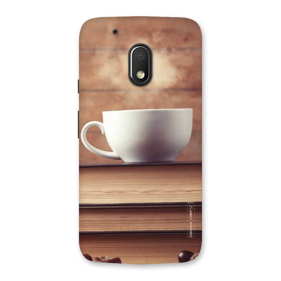Coffee And Bookworm Back Case for Moto G4 Play