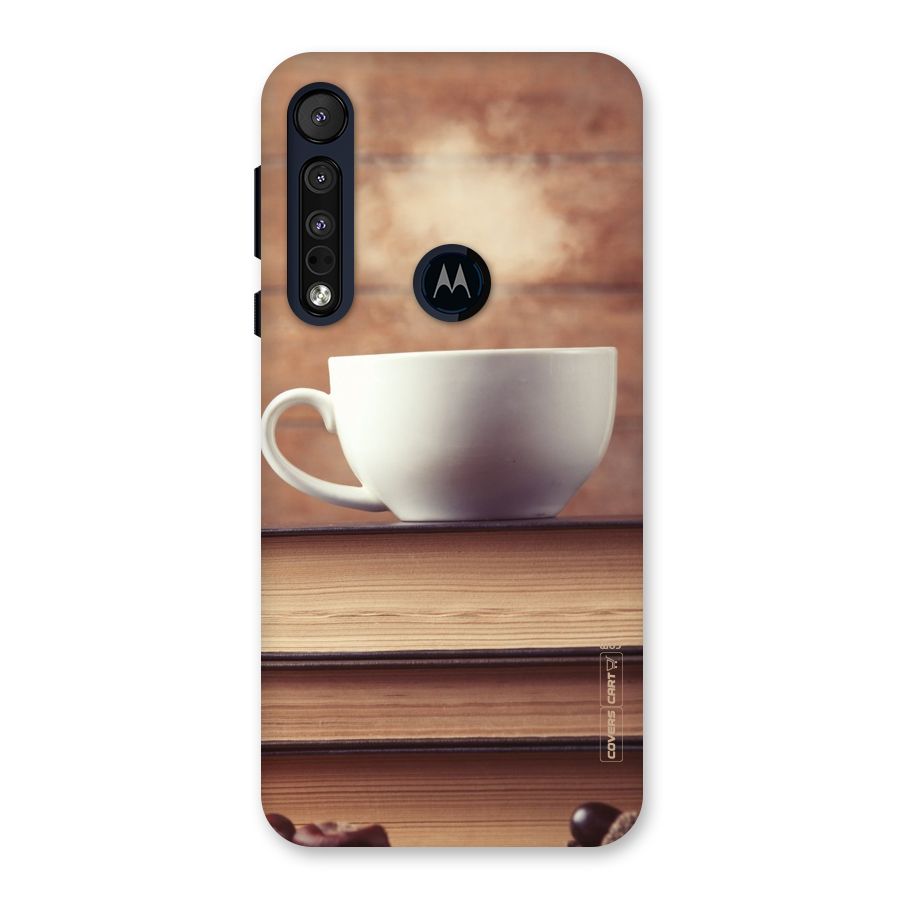 Coffee And Bookworm Back Case for Motorola One Macro