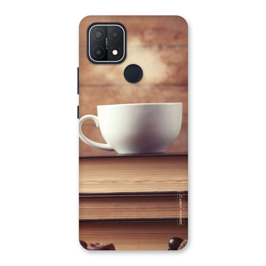 Coffee And Bookworm Back Case for Oppo A15
