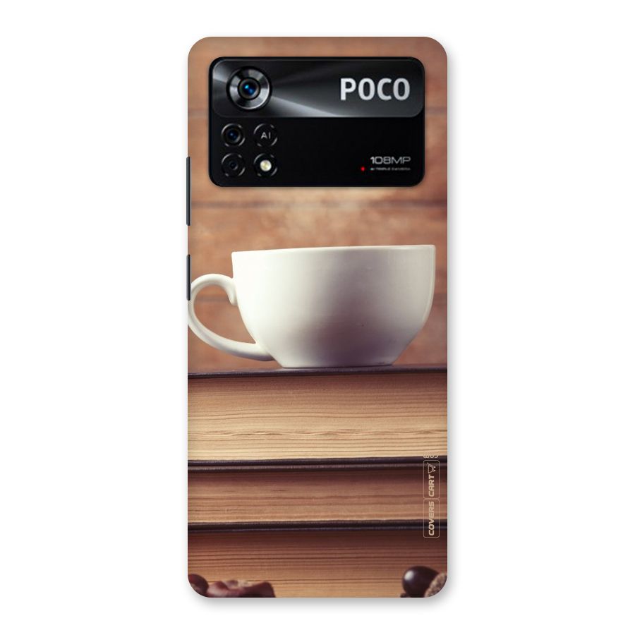 Coffee And Bookworm Back Case for Poco X4 Pro 5G