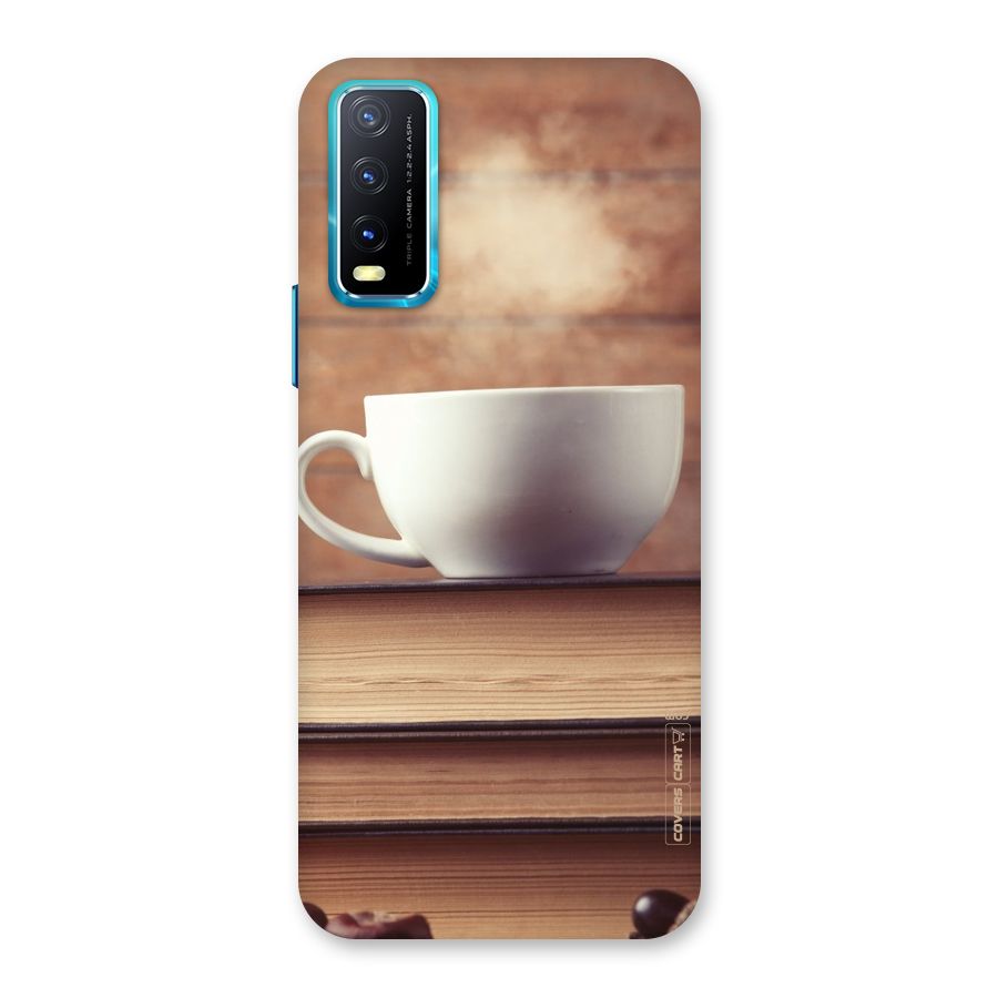 Coffee And Bookworm Back Case for Vivo Y20A