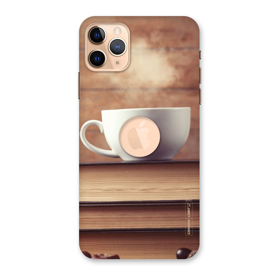 Coffee And Bookworm Back Case for iPhone 11 Pro Max Logo Cut