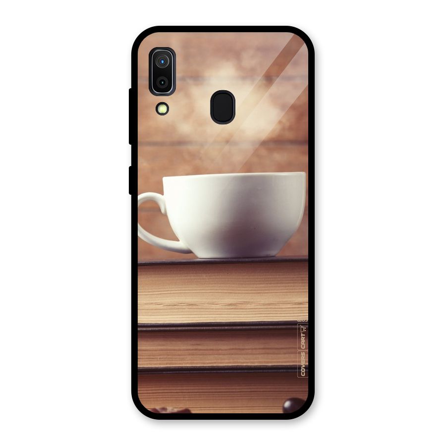 Coffee And Bookworm Glass Back Case for Galaxy A30