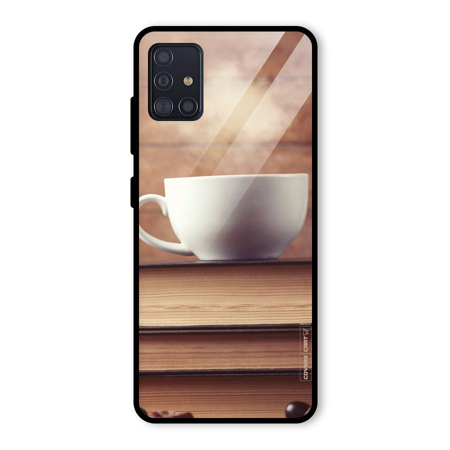 Coffee And Bookworm Glass Back Case for Galaxy A51