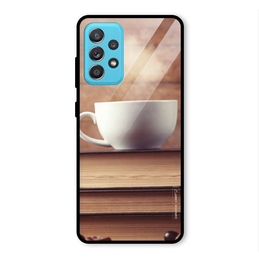 Coffee And Bookworm Glass Back Case for Galaxy A52s 5G
