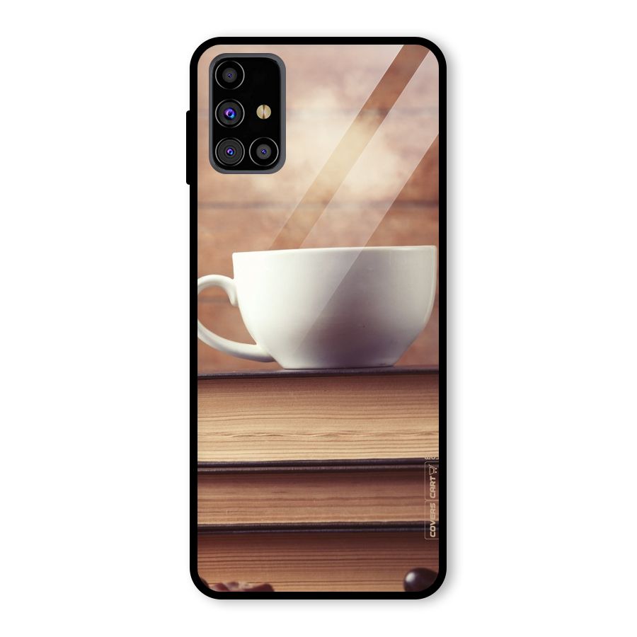 Coffee And Bookworm Glass Back Case for Galaxy M31s