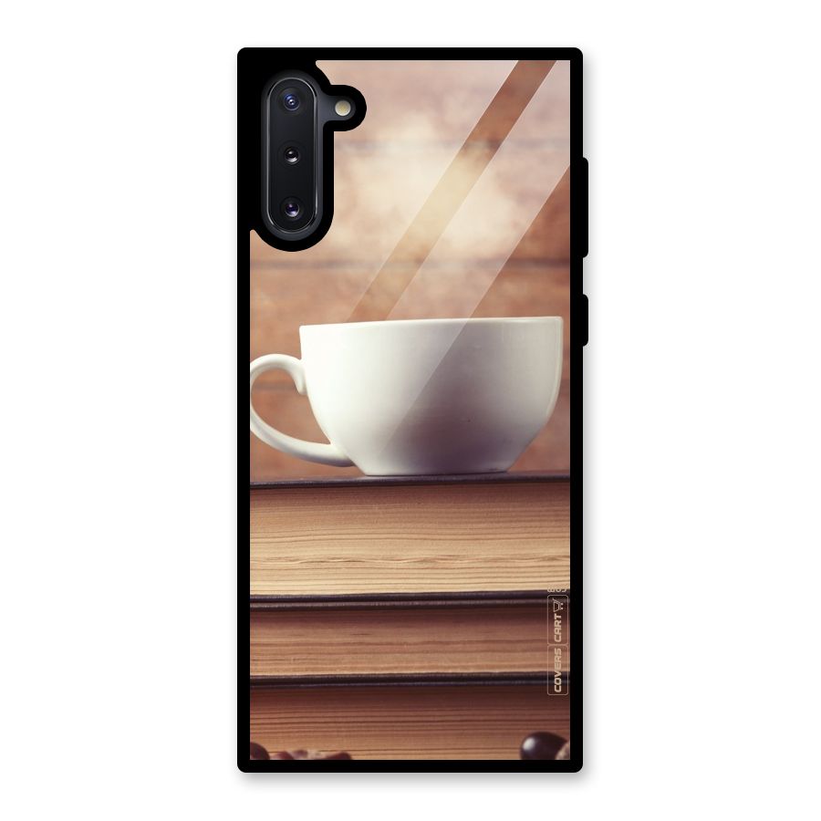 Coffee And Bookworm Glass Back Case for Galaxy Note 10