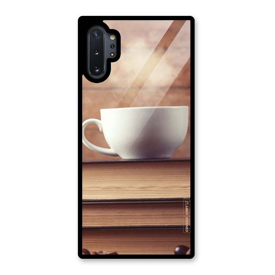 Coffee And Bookworm Glass Back Case for Galaxy Note 10 Plus