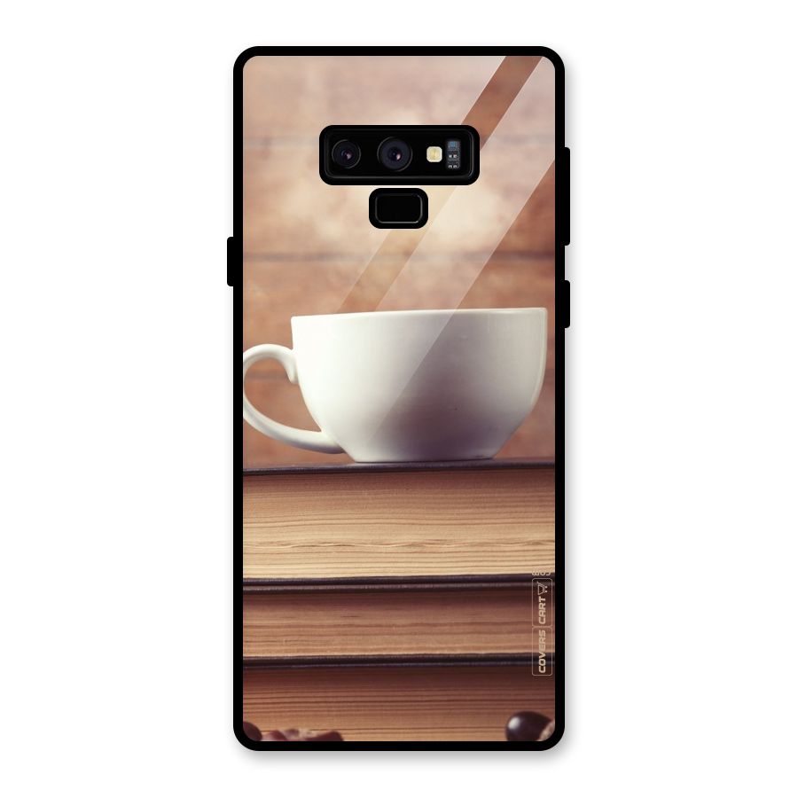 Coffee And Bookworm Glass Back Case for Galaxy Note 9