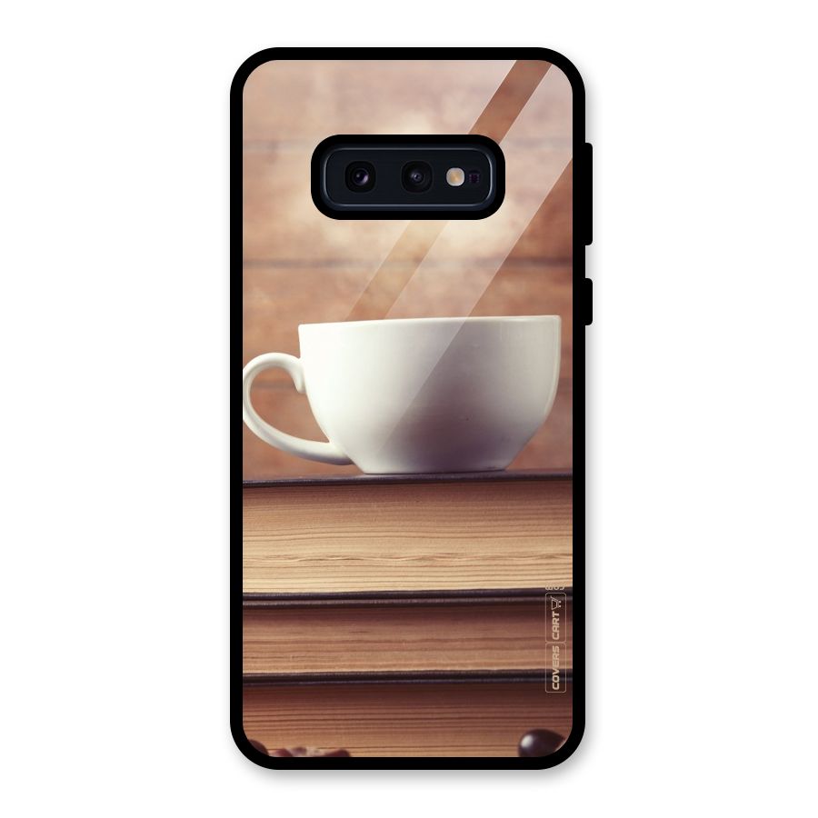 Coffee And Bookworm Glass Back Case for Galaxy S10e