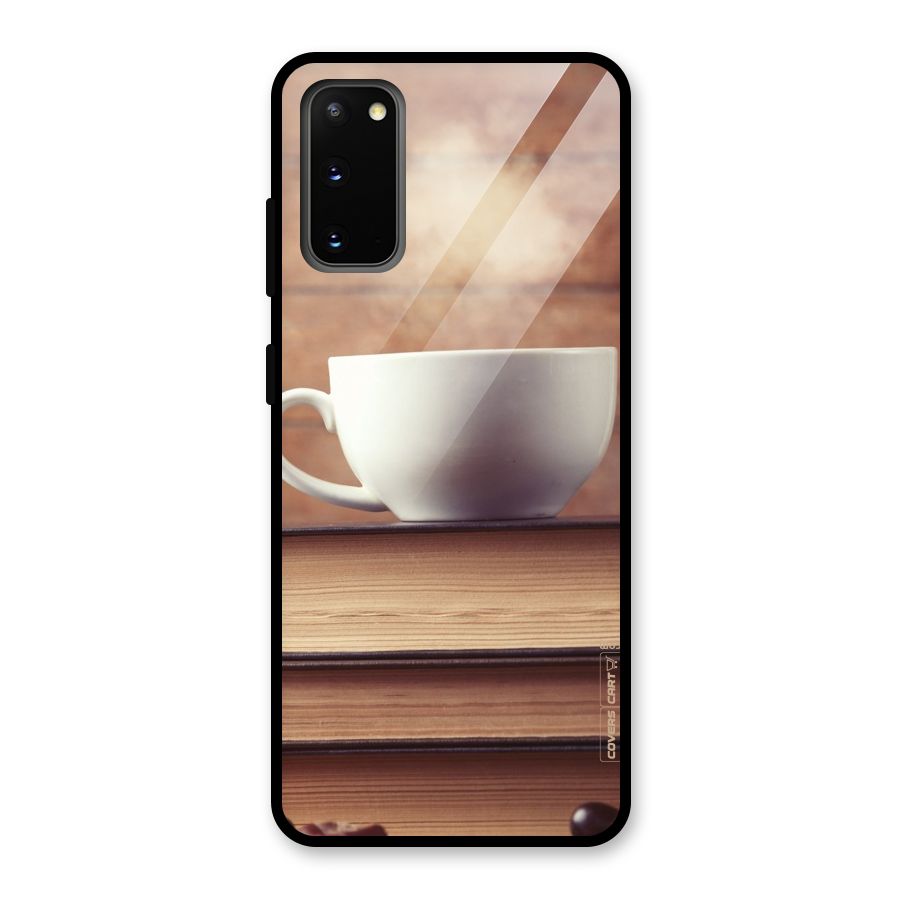 Coffee And Bookworm Glass Back Case for Galaxy S20