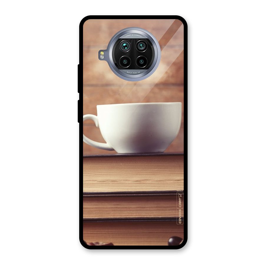 Coffee And Bookworm Glass Back Case for Mi 10i