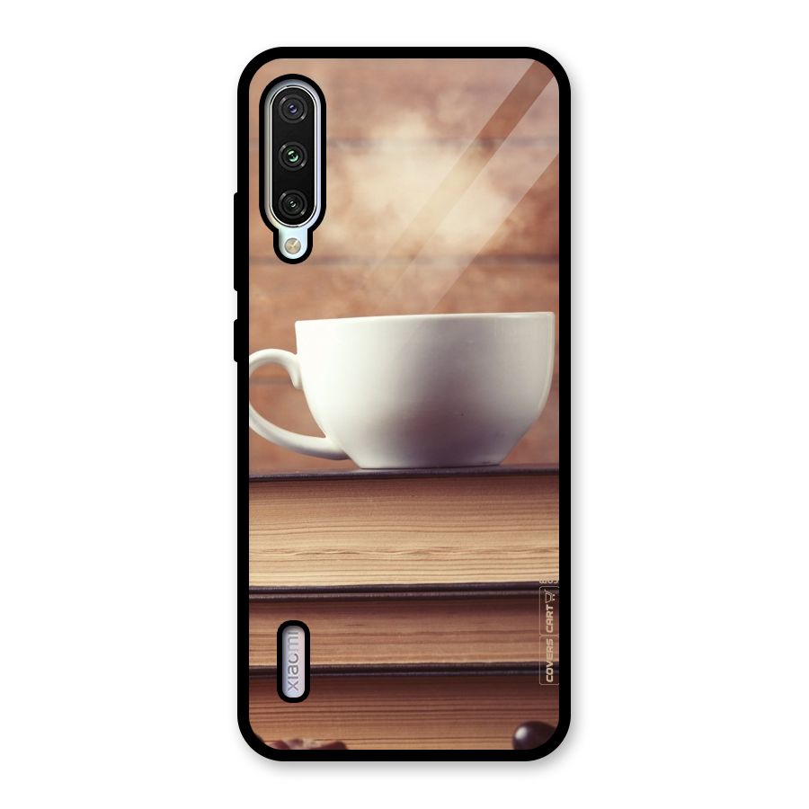 Coffee And Bookworm Glass Back Case for Mi A3