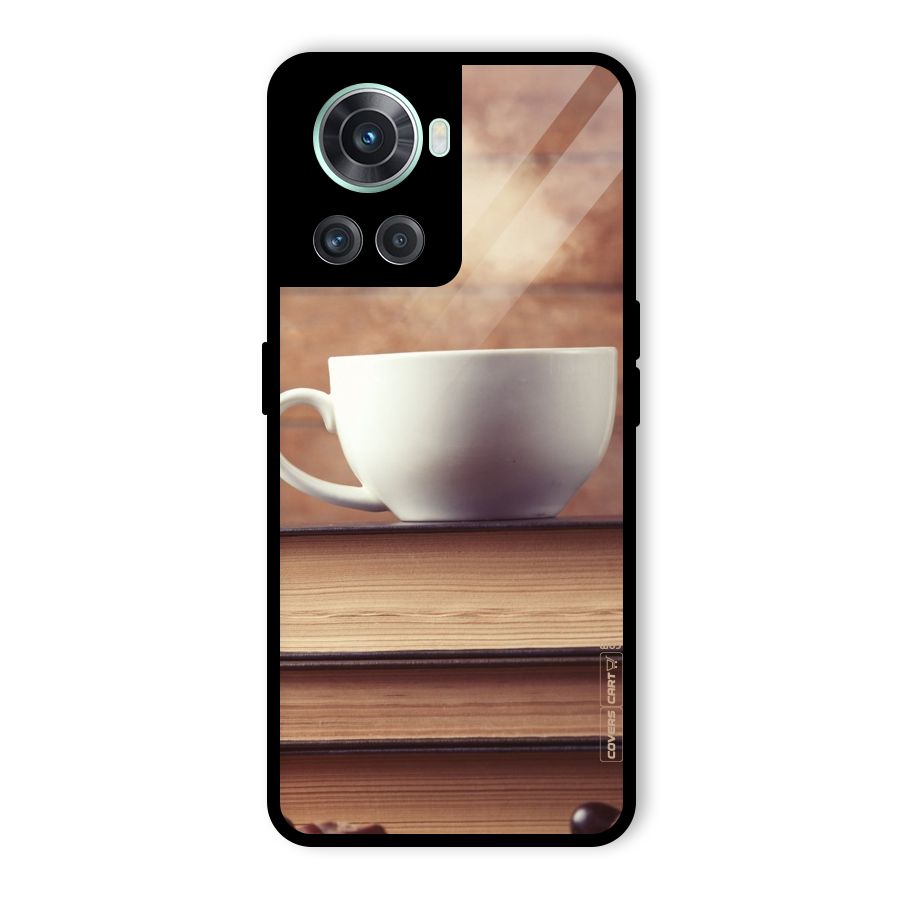Coffee And Bookworm Glass Back Case for OnePlus 10R
