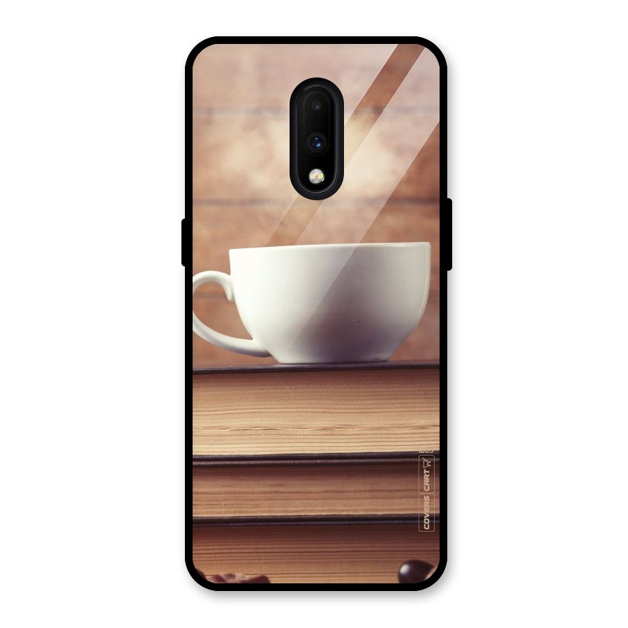 Coffee And Bookworm Glass Back Case for OnePlus 7