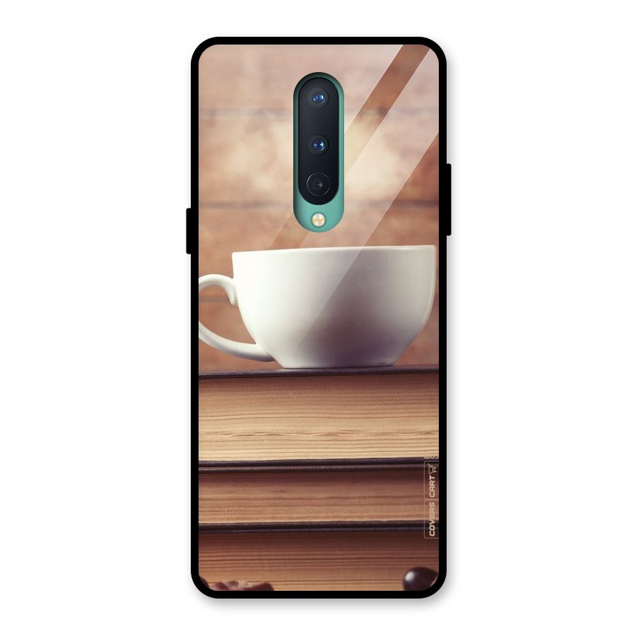 Coffee And Bookworm Glass Back Case for OnePlus 8