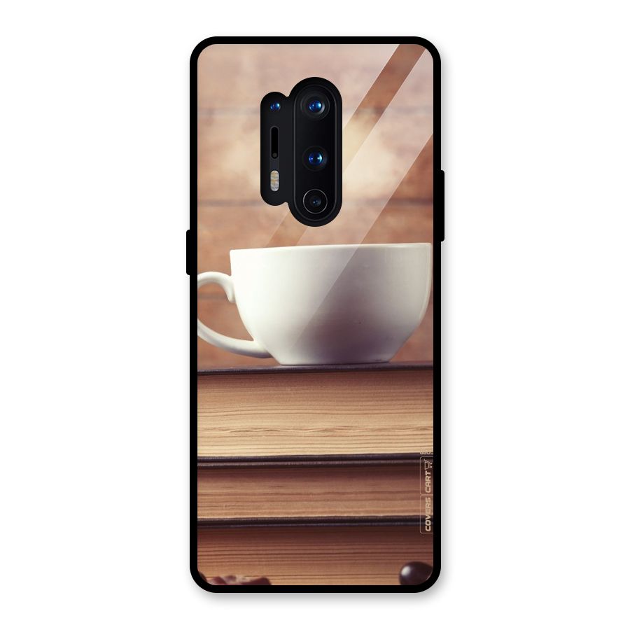 Coffee And Bookworm Glass Back Case for OnePlus 8 Pro