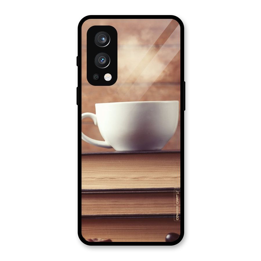 Coffee And Bookworm Glass Back Case for OnePlus Nord 2 5G