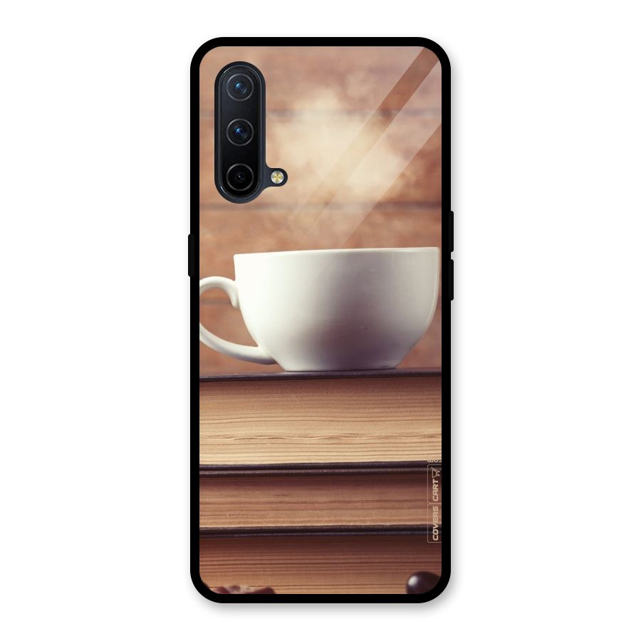 Coffee And Bookworm Glass Back Case for OnePlus Nord CE 5G