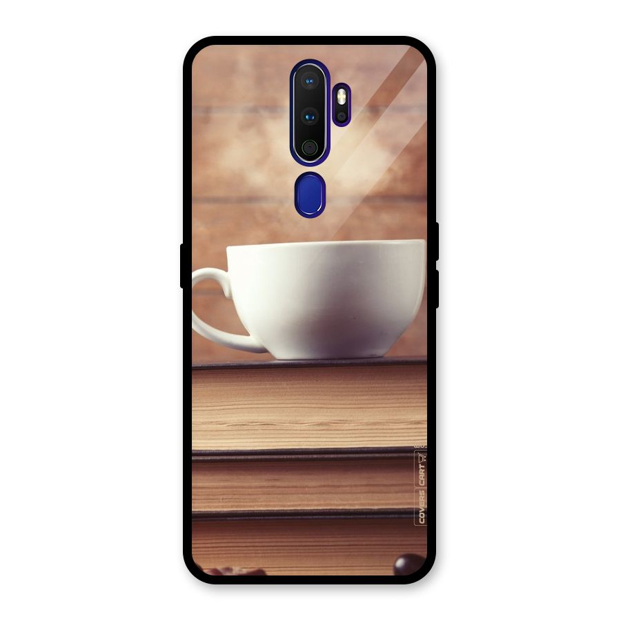 Coffee And Bookworm Glass Back Case for Oppo A9 (2020)