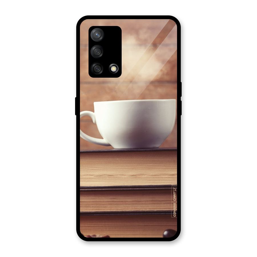 Coffee And Bookworm Glass Back Case for Oppo F19
