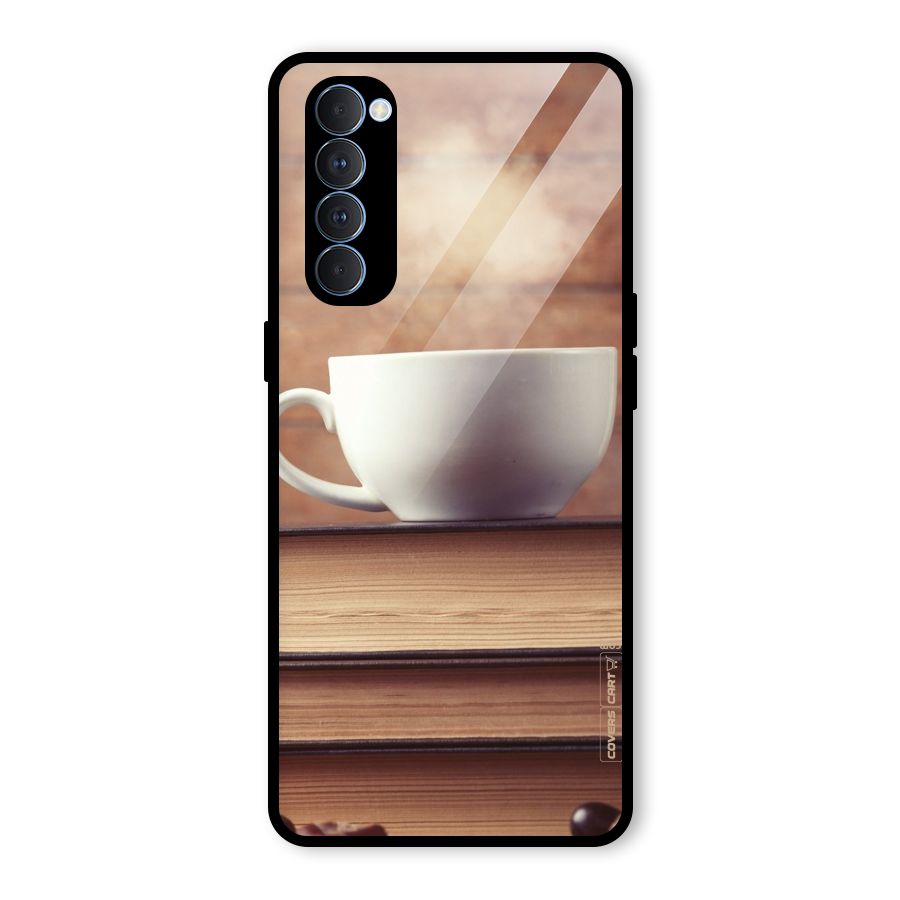 Coffee And Bookworm Glass Back Case for Oppo Reno4 Pro
